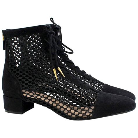 dior boots mesh|Dior designer ankle boots.